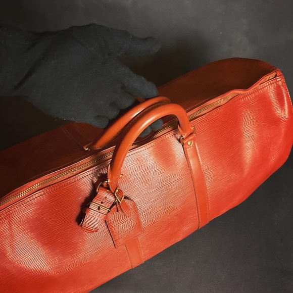 Louis Vuitton Epi Keepall 60 Red - Picture 4 of 8